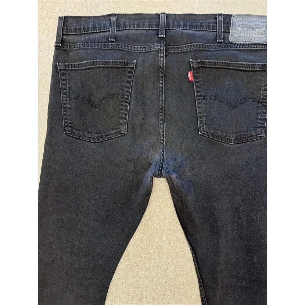 Levi's men's 510 slim fit jeans 38x30 Black